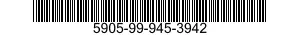 5905-99-945-3942 RESISTOR,FIXED,WIRE WOUND 5905999453942 999453942