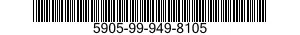 5905-99-949-8105 RESISTOR,FIXED,WIRE 5905999498105 999498105