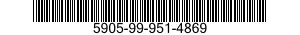 5905-99-951-4869 RESISTOR,VARIABLE 5905999514869 999514869