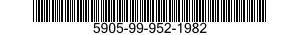 5905-99-952-1982 RESISTOR,FIXED,FILM 5905999521982 999521982