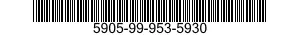 5905-99-953-5930 RESISTOR,VARIABLE,WIRE WOUND,NONPRECISION 5905999535930 999535930