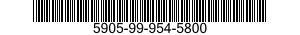5905-99-954-5800  5905999545800 999545800