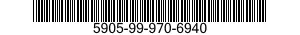 5905-99-970-6940 RESISTOR,FIXED,FILM 5905999706940 999706940