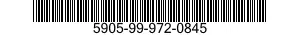 5905-99-972-0845 RESISTOR,FIXED,WIRE 5905999720845 999720845
