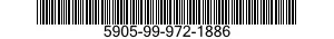 5905-99-972-1886 RESISTOR,FIXED,FILM 5905999721886 999721886