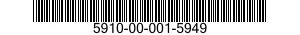 5910-00-001-5949 CAPACITOR,FIXED,CERAMIC DIELECTRIC 5910000015949 000015949