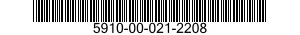 5910-00-021-2208 CAPACITOR,FIXED,PAPER DIELECTRIC 5910000212208 000212208