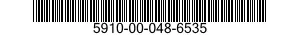 5910-00-048-6535 CAPACITOR,VARIABLE,CERAMIC DIELECTRIC 5910000486535 000486535
