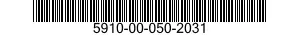 5910-00-050-2031 CAPACITOR,FIXED,PAPER DIELECTRIC 5910000502031 000502031