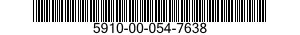 5910-00-054-7638 CAPACITOR,FIXED,PAPER DIELECTRIC 5910000547638 000547638