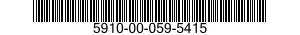 5910-00-059-5415 CAPACITOR,FIXED,PAPER DIELECTRIC 5910000595415 000595415