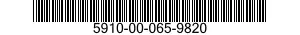5910-00-065-9820 CAPACITOR,VARIABLE,AIR DIELECTRIC 5910000659820 000659820