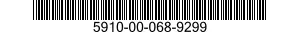 5910-00-068-9299 CAPACITOR,FIXED,MICA DIELECTRIC 5910000689299 000689299