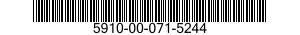 5910-00-071-5244 CAPACITOR,VARIABLE,CERAMIC DIELE 5910000715244 000715244