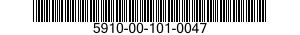 5910-00-101-0047 CAPACITOR,FIXED,PLASTIC DIELECTR 5910001010047 001010047