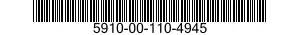 5910-00-110-4945 CAPACITOR,FIXED,MICA DIELECTRIC 5910001104945 001104945