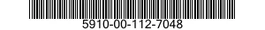 5910-00-112-7048 CAPACITOR,FIXED,PAPER DIELECTRIC 5910001127048 001127048