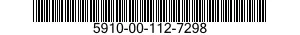 5910-00-112-7298 CAPACITOR,FIXED,PAPER DIELECTRIC 5910001127298 001127298