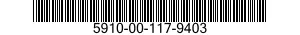 5910-00-117-9403 CAPACITOR,FIXED,ELECTROLYTIC 5910001179403 001179403