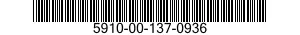 5910-00-137-0936 CAPACITOR,FIXED,CERAMIC DIELECTRIC 5910001370936 001370936