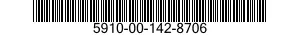 5910-00-142-8706 CAPACITOR,FIXED,MICA DIELECTRIC 5910001428706 001428706