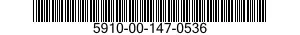 5910-00-147-0536 CAPACITOR,FIXED,CERAMIC DIELECTRIC 5910001470536 001470536