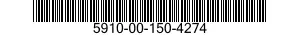5910-00-150-4274 CAPACITOR,FIXED,ELECTROLYTIC 5910001504274 001504274