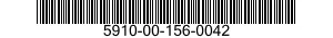 5910-00-156-0042 CAPACITOR,VARIABLE,CERAMIC DIELECTRIC 5910001560042 001560042