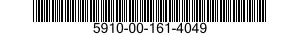 5910-00-161-4049 CAPACITOR,FIXED,PAPER DIELECTRIC 5910001614049 001614049