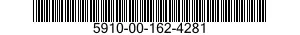 5910-00-162-4281 CAPACITOR ASSEMBLY 5910001624281 001624281
