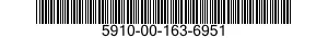 5910-00-163-6951 CAPACITOR,FIXED,MICA DIELECTRIC 5910001636951 001636951