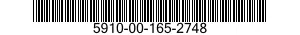 5910-00-165-2748 CAPACITOR,FIXED,ELECTROLYTIC 5910001652748 001652748