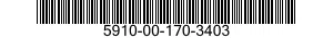 5910-00-170-3403 CAPACITOR,FIXED,ELECTROLYTIC 5910001703403 001703403