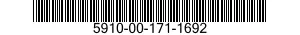 5910-00-171-1692 CAPACITOR,VARIABLE,AIR DIELECTRI 5910001711692 001711692