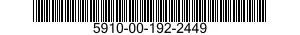 5910-00-192-2449 CAPACITOR,VARIABLE,AIR DIELECTRIC 5910001922449 001922449