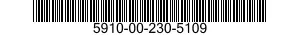 5910-00-230-5109 CAPACITOR,FIXED,PLASTIC DIELECTRIC 5910002305109 002305109