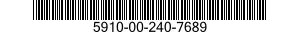 5910-00-240-7689 CAPACITOR,FIXED,MICA DIELECTRIC 5910002407689 002407689