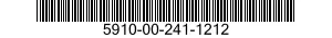 5910-00-241-1212 CAPACITOR,FIXED,PAPER DIELECTRIC 5910002411212 002411212