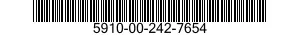 5910-00-242-7654 CAPACITOR,FIXED,PAPER DIELECTRIC 5910002427654 002427654