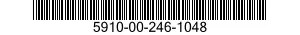 5910-00-246-1048 CAPACITOR,FIXED,CERAMIC DIELECTRIC 5910002461048 002461048