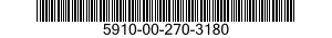 5910-00-270-3180 CAPACITOR,FIXED,ELECTROLYTIC 5910002703180 002703180