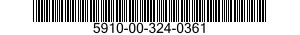 5910-00-324-0361  5910003240361 003240361