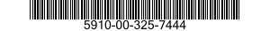 5910-00-325-7444 CAPACITOR,FIXED,ELECTROLYTIC 5910003257444 003257444