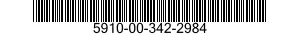 5910-00-342-2984 RETAINER,CAPACITOR 5910003422984 003422984