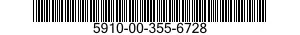 5910-00-355-6728 CAPACITOR,FIXED,GLASS DIELECTRIC 5910003556728 003556728