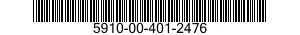 5910-00-401-2476 CAPACITOR,FIXED,CERAMIC DIELECTRIC 5910004012476 004012476