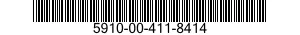 5910-00-411-8414 CAPACITOR,VARIABLE,AIR DIELECTRIC 5910004118414 004118414