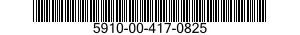 5910-00-417-0825 CAPACITOR,FIXED,ELECTROLYTIC 5910004170825 004170825