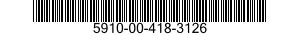 5910-00-418-3126 CAPACITOR,FIXED,PAPER DIELECTRIC 5910004183126 004183126