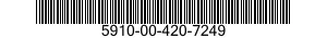 5910-00-420-7249 CAPACITOR,FIXED,PAPER DIELECTRIC 5910004207249 004207249